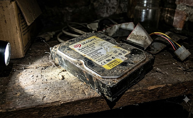 Festplatten und Studioarchiv